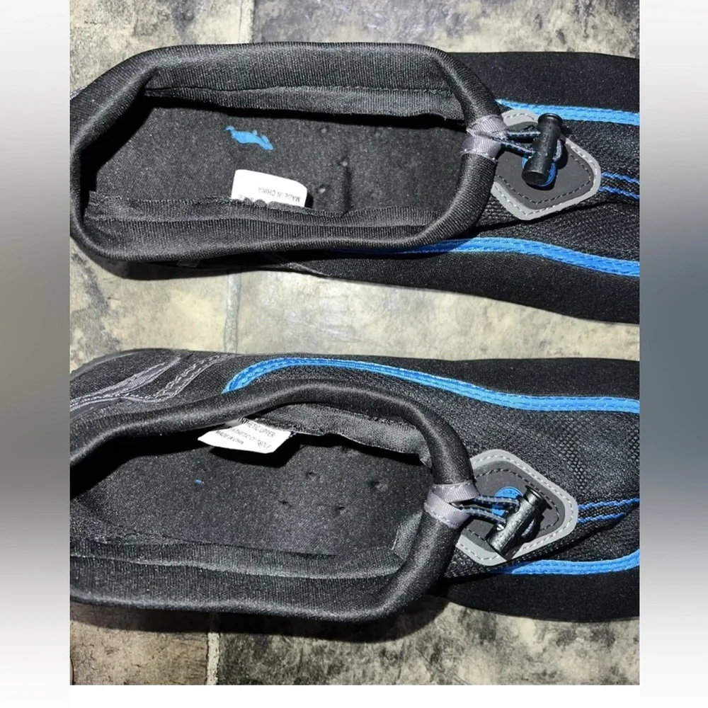Body Glove Riverbreaker Black/Blue Men's Size 12 Water Shoes Socks EUC
